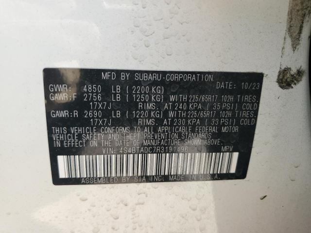 2024 SUBARU OUTBACK PR - 4S4BTADC7R3191496
