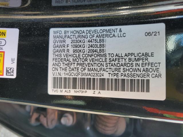 2021 HONDA ACCORD SPO - 1HGCV2F3XMA023024
