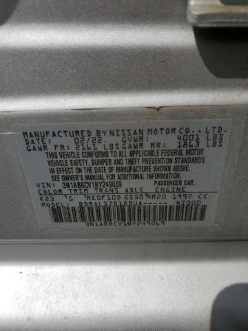 VIN 3N1AB8CV1NY249069 2022 NISSAN SENTRA no.13