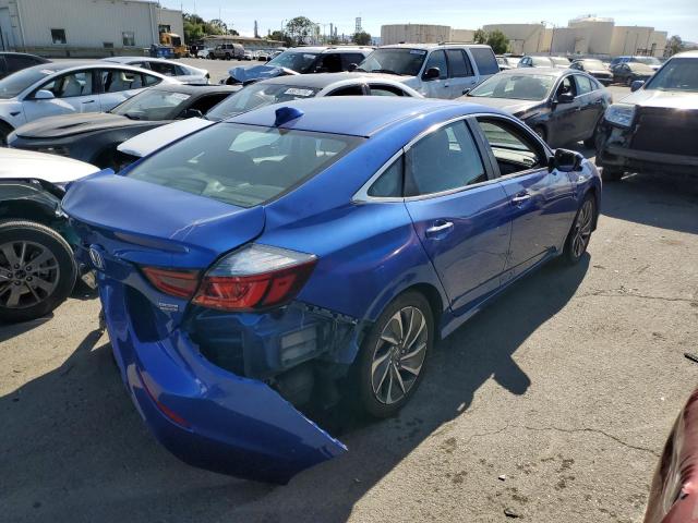 HONDA INSIGHT TO 2019 blue  hybrid engine 19XZE4F92KE023196 photo #4