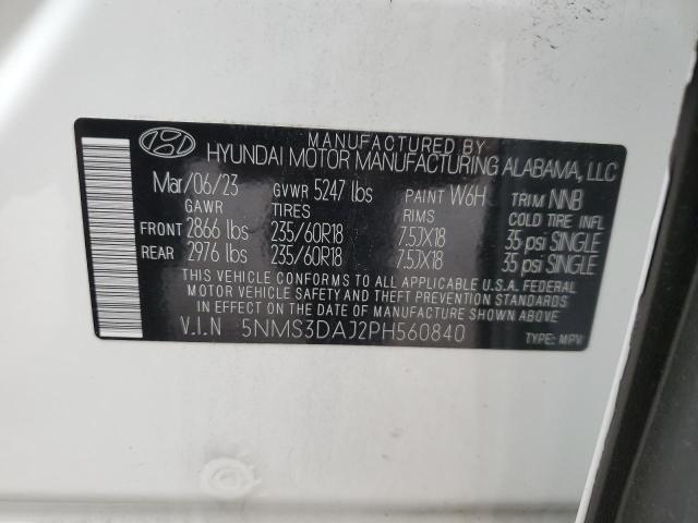 2023 HYUNDAI SANTA FE S - 5NMS3DAJ2PH560840