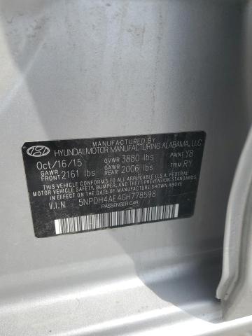 2016 HYUNDAI ELANTRA SE - 5NPDH4AE4GH778598