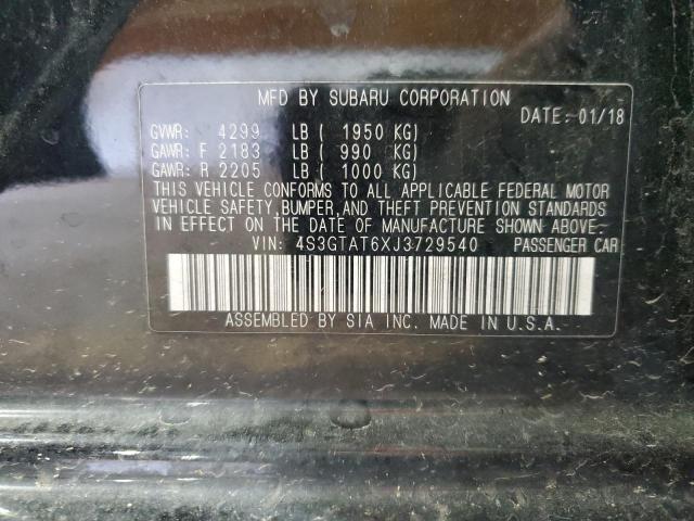 2018 SUBARU IMPREZA LI - 4S3GTAT6XJ3729540