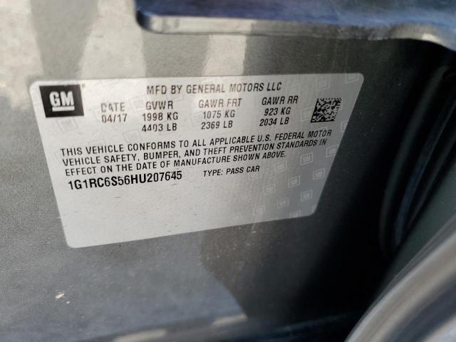 2017 CHEVROLET VOLT LT - 1G1RC6S56HU207645