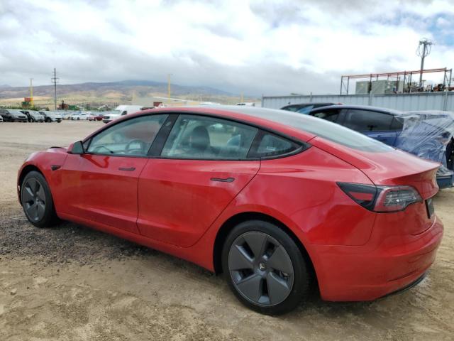 TESLA MODEL 3 2022 red  electric 5YJ3E1EB0NF251754 photo #3