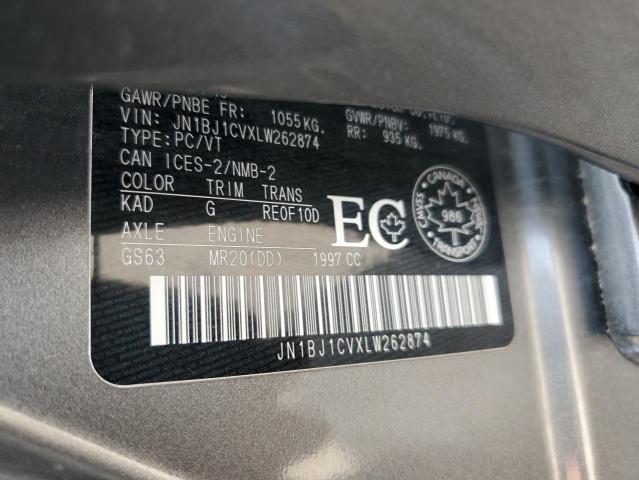 2020 NISSAN QASHQAI - JN1BJ1CVXLW262874