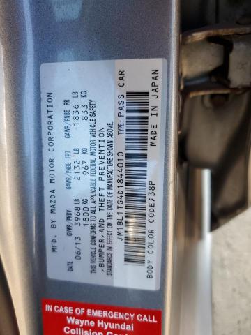 VIN JM1BL1TG4D1844010 2013 Mazda 3, I no.12