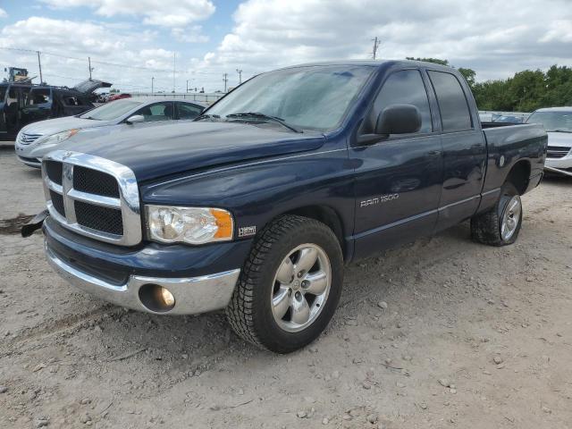 DODGE RAM 1500 S 2005 blue crew pic gas 1D7HA18DX5S284249 photo #1