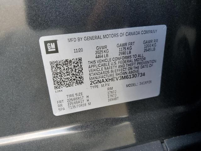 2021 CHEVROLET EQUINOX LS - 2GNAXHEV3M6130734
