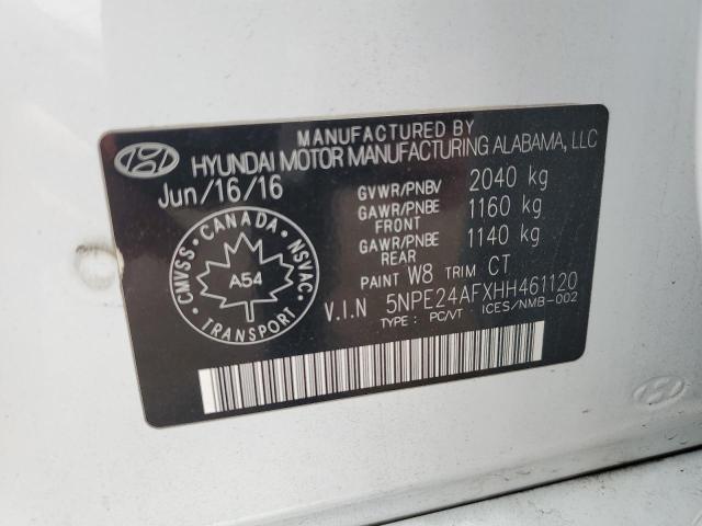 2017 HYUNDAI SONATA SE - 5NPE24AFXHH461120