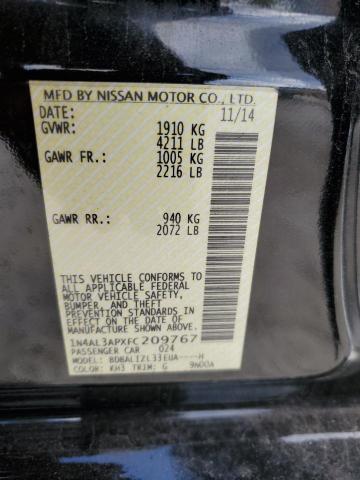 2015 NISSAN ALTIMA 2.5 - 1N4AL3APXFC209767