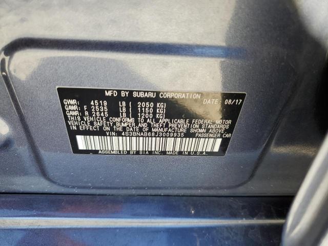 2018 SUBARU LEGACY 2.5 - 4S3BNAB68J3009935