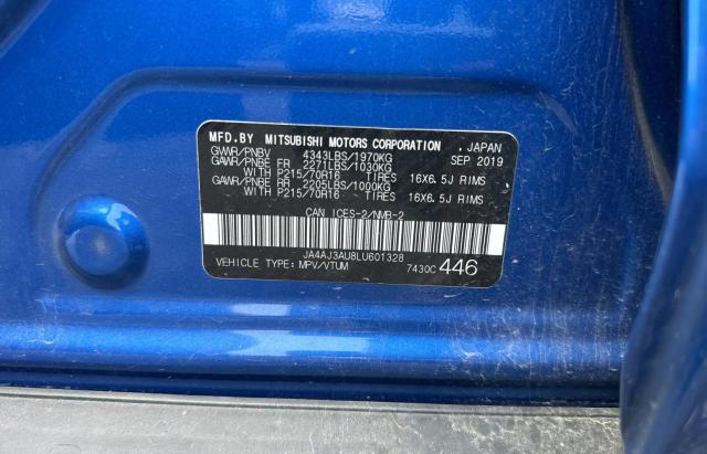 2020 MITSUBISHI RVR ES JA4AJ3AU8LU601328