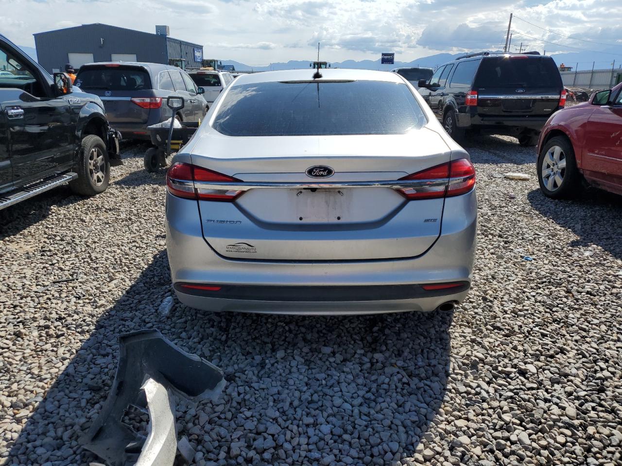 Lot #2836332562 2017 FORD FUSION SE