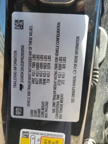 2023 CHEVROLET TAHOE K150 - 1GNSKSKD3PR293050