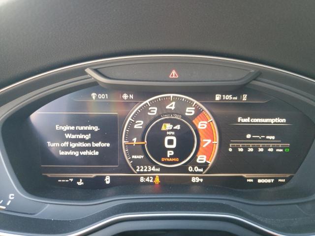 2018 AUDI S4 PRESTIG WAUC4AF43JA002321