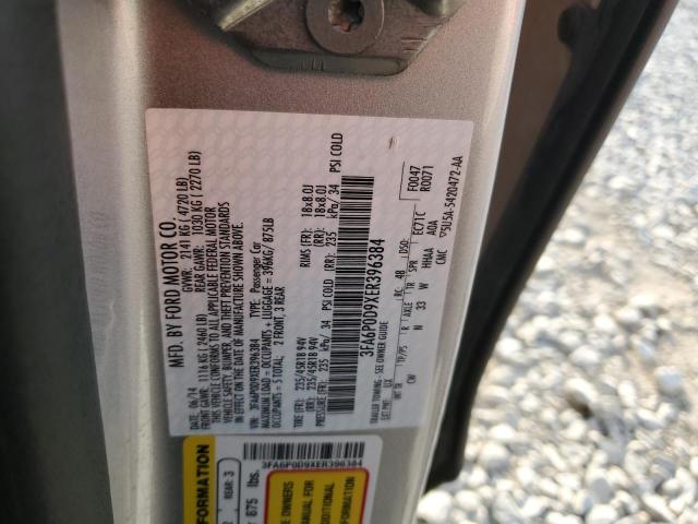 VIN 3FA6P0D9XER396384 2014 Ford Fusion, Titanium no.12