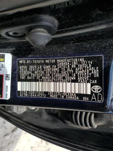 2015 TOYOTA COROLLA L - 2T1BURHE7FC330072