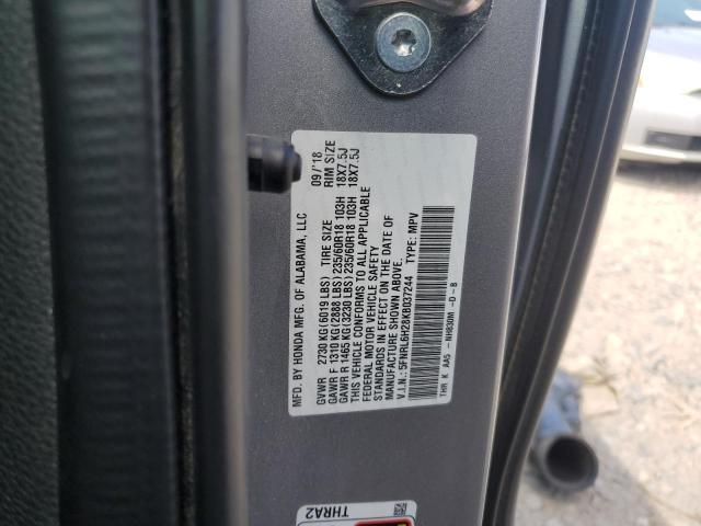 2019 HONDA ODYSSEY LX 5FNRL6H28KB037244