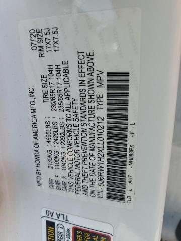 2020 HONDA CR-V LX - 5J6RW1H2XLL010212
