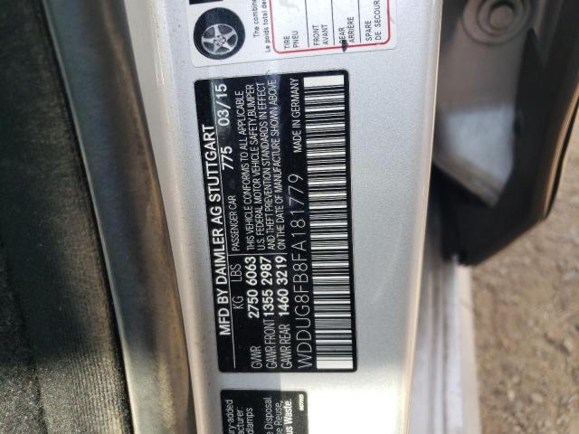 2015 MERCEDES-BENZ S 550 4MAT - WDDUG8FB8FA181779