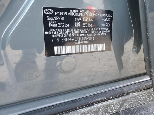 2021 HYUNDAI SONATA SE 5NPEG4JA1MH071863  68425414