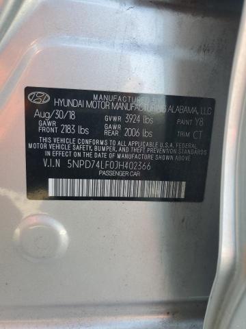 2018 HYUNDAI ELANTRA SE - 5NPD74LF0JH402366