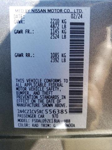 2024 NISSAN LEAF SV PL - 1N4CZ1CV5RC556385