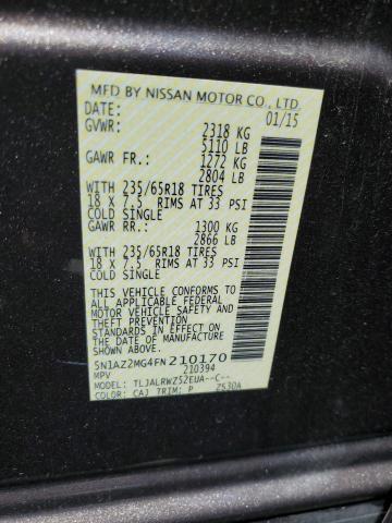 2015 NISSAN MURANO S - 5N1AZ2MG4FN210170