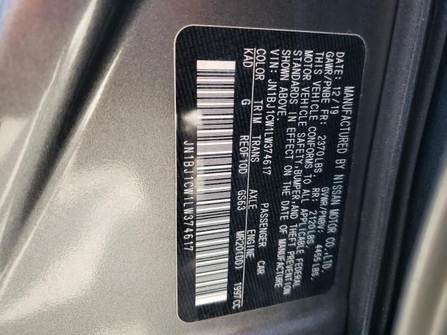 2020 NISSAN ROGUE SPOR - JN1BJ1CW1LW374617