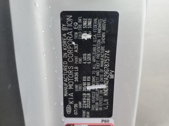 2016 KIA SOUL - KNDJN2A29G7875774