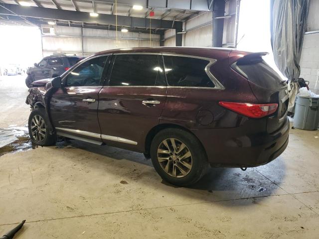 INFINITI QX60 2015 burgundy  gas 5N1AL0MM5FC535272 photo #3