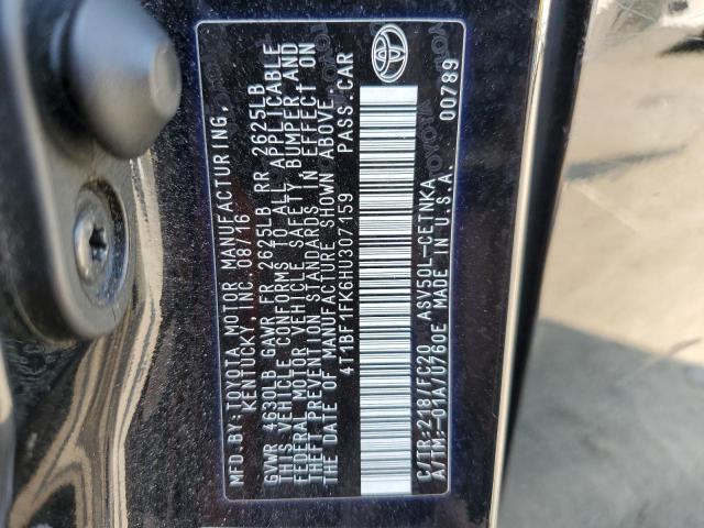 2017 TOYOTA CAMRY LE - 4T1BF1FK6HU307159