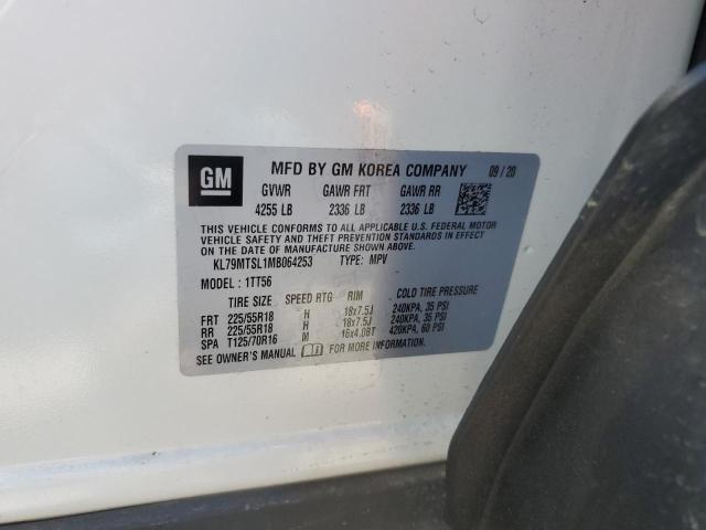 2021 CHEVROLET TRAILBLAZE - KL79MTSL1MB064253