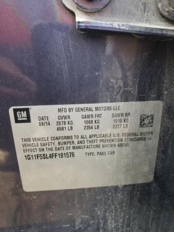 2015 CHEVROLET MALIBU LTZ - 1G11F5SL4FF181576
