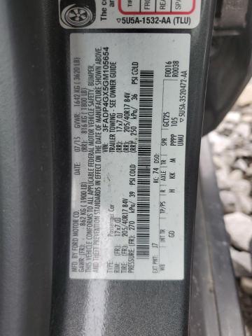 2016 FORD FIESTA ST - 3FADP4GX5GM105654