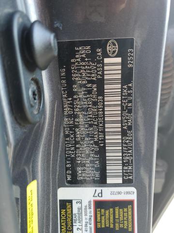 VIN 4T1BF1FK3EU849038 2014 Toyota Camry, L no.12