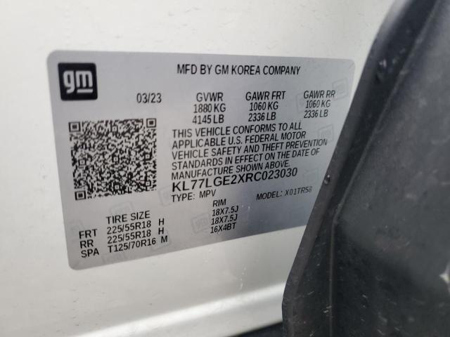2024 CHEVROLET TRAX 1RS - KL77LGE2XRC023030