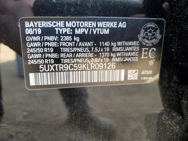 2019 BMW X3 XDRIVE3 - 5UXTR9C59KLR09126