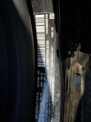 2022 MASERATI QUATTROPOR - ZAM56YPM4N1391095