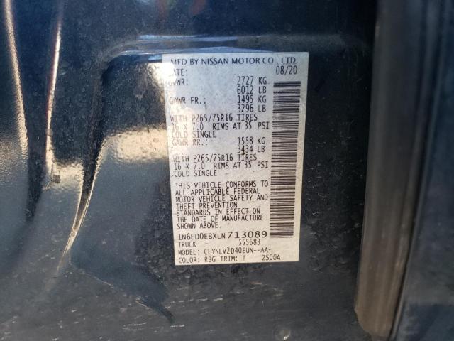 2020 NISSAN FRONTIER S - 1N6ED0EBXLN713089