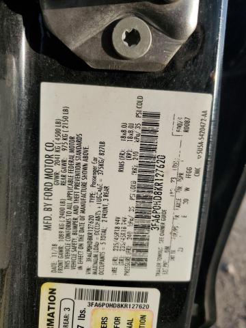 VIN 3FA6P0HD8KR127620 2019 Ford Fusion, SE no.13