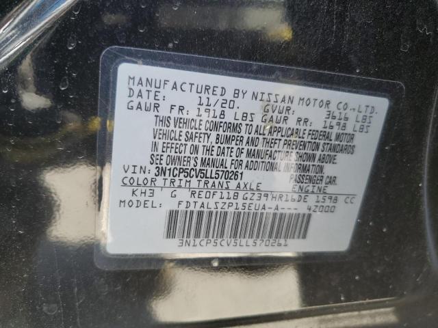 2020 NISSAN KICKS SV 3N1CP5CV5LL570261