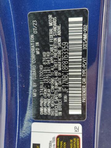 2023 TOYOTA GR 86 JF1ZNBC18P8763359