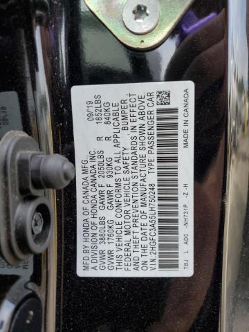 2020 HONDA CIVIC SI - 2HGFC3A55LH750248