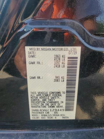2020 NISSAN ALTIMA SR - 1N4BL4CVXLC129449