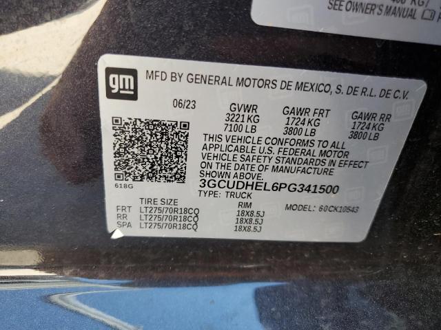 2023 CHEVROLET SILVERADO - 3GCUDHEL6PG341500
