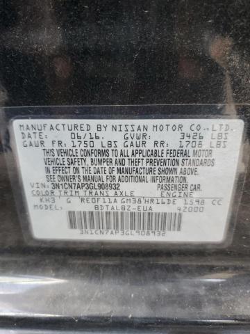 2016 NISSAN VERSA S - 3N1CN7AP3GL908932