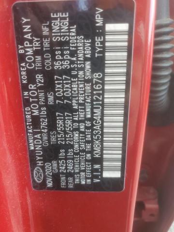 2021 HYUNDAI KONA ULTIM - KM8K53AG4MU121678