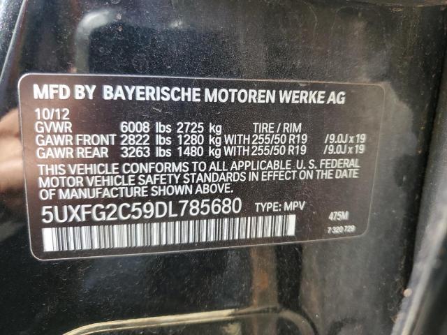 VIN 5UXFG2C59DL785680 2013 BMW X6 no.13